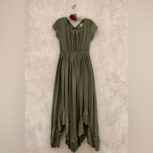 Joyfolie Olive Long Dress - Size 12